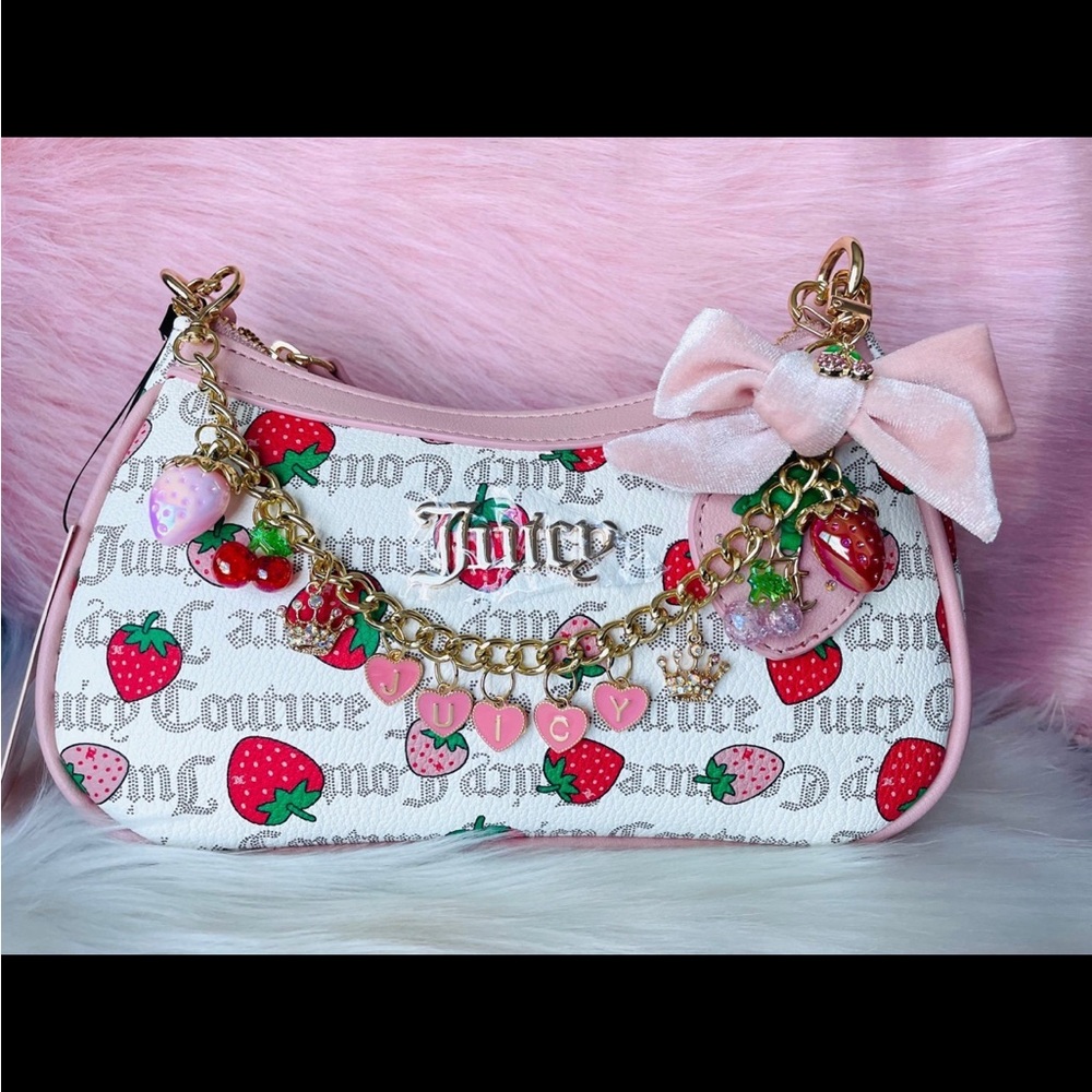 Juicy Couture Strawberry Print Handbag